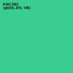 #3ACD92 - Shamrock Color Image