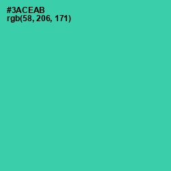 #3ACEAB - Puerto Rico Color Image