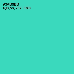 #3AD9BD - Puerto Rico Color Image