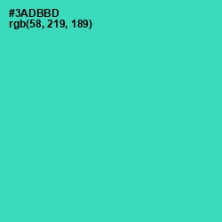 #3ADBBD - Puerto Rico Color Image