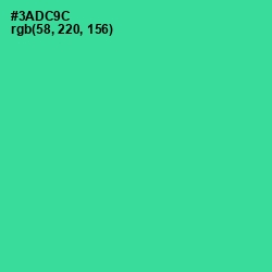 #3ADC9C - Shamrock Color Image