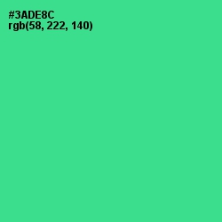 #3ADE8C - Shamrock Color Image