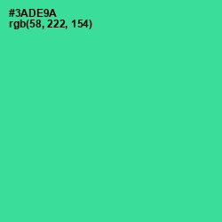 #3ADE9A - Shamrock Color Image