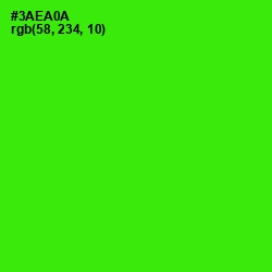 #3AEA0A - Harlequin Color Image