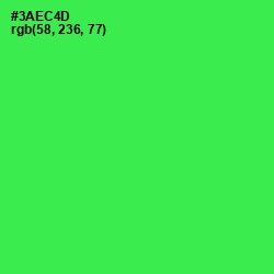 #3AEC4D - Malachite Color Image