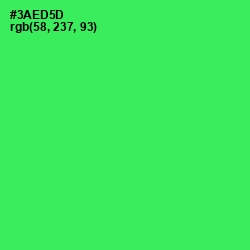 #3AED5D - Malachite Color Image