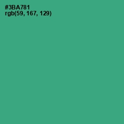 #3BA781 - Jungle Green Color Image