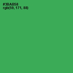 #3BAB58 - Sea Green Color Image