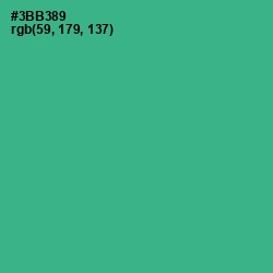 #3BB389 - Jungle Green Color Image