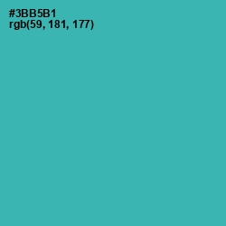 #3BB5B1 - Pelorous Color Image