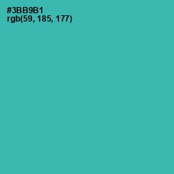 #3BB9B1 - Pelorous Color Image