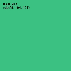 #3BC283 - Shamrock Color Image