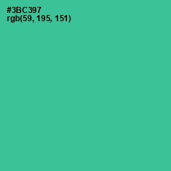 #3BC397 - Shamrock Color Image