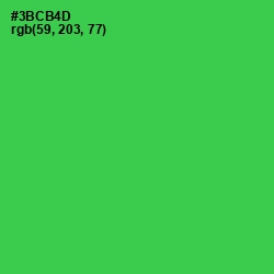 #3BCB4D - Malachite Color Image