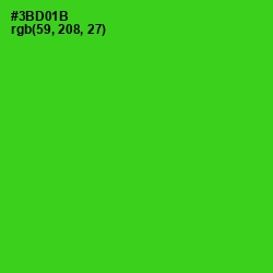 #3BD01B - Harlequin Color Image