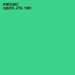 #3BD28C - Shamrock Color Image