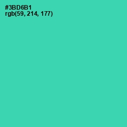 #3BD6B1 - Puerto Rico Color Image