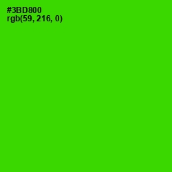 #3BD800 - Harlequin Color Image