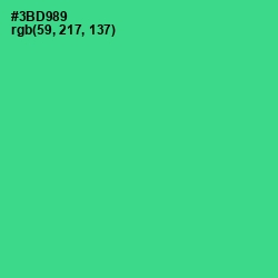 #3BD989 - Shamrock Color Image