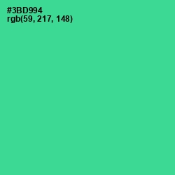 #3BD994 - Shamrock Color Image