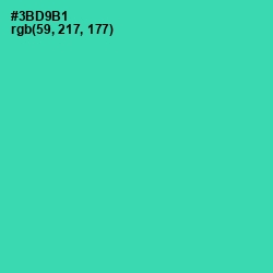 #3BD9B1 - Puerto Rico Color Image