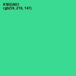 #3BDA93 - Shamrock Color Image