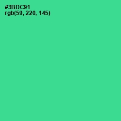 #3BDC91 - Shamrock Color Image