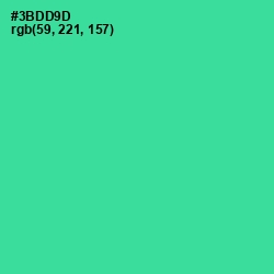 #3BDD9D - Shamrock Color Image