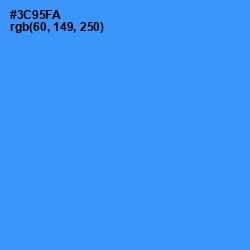 #3C95FA - Dodger Blue Color Image