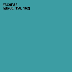 #3C9EA2 - Boston Blue Color Image