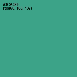 #3CA389 - Jungle Green Color Image