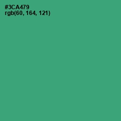 #3CA479 - Sea Green Color Image