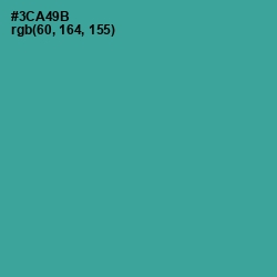 #3CA49B - Keppel Color Image