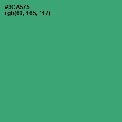 #3CA575 - Sea Green Color Image