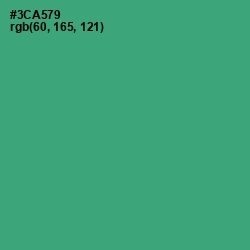 #3CA579 - Sea Green Color Image