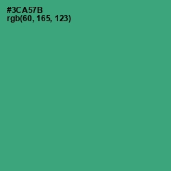 #3CA57B - Sea Green Color Image