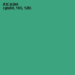 #3CA580 - Jungle Green Color Image