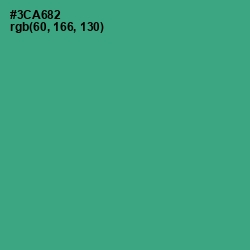 #3CA682 - Jungle Green Color Image