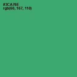 #3CA76E - Sea Green Color Image