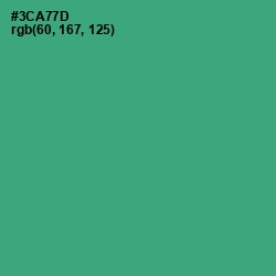 #3CA77D - Sea Green Color Image