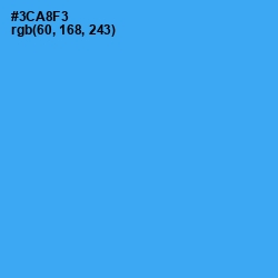 #3CA8F3 - Dodger Blue Color Image