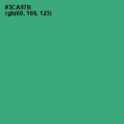 #3CA97B - Sea Green Color Image