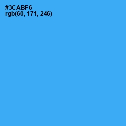 #3CABF6 - Dodger Blue Color Image