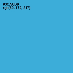 #3CACD9 - Scooter Color Image