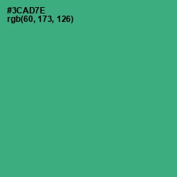 #3CAD7E - Sea Green Color Image