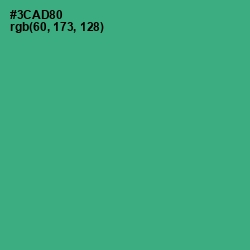 #3CAD80 - Jungle Green Color Image