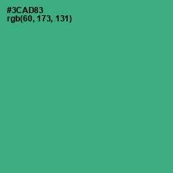 #3CAD83 - Jungle Green Color Image