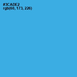 #3CADE2 - Scooter Color Image