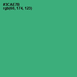 #3CAE7B - Sea Green Color Image