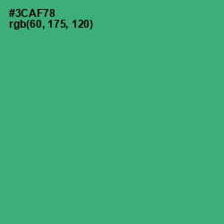 #3CAF78 - Sea Green Color Image